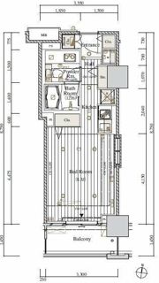 新宿区北新宿3丁目 貸マンションの間取り画像
