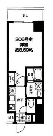 バレーヌ大森山王の間取り画像
