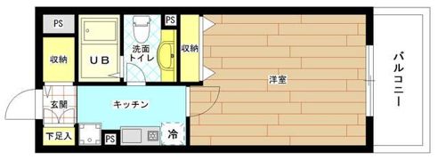 レックスハイツ新宿5丁目の間取り画像