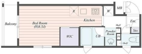 B CITY APARTMENT SHINJUKU NWの間取り画像