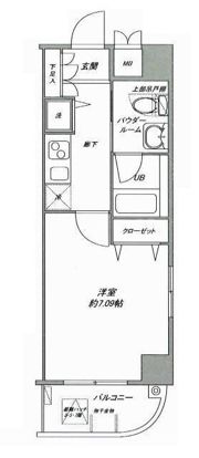 アセンションアイディ浅草の間取り画像
