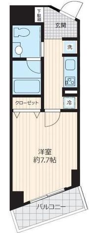 ロワジール三軒茶屋の間取り画像
