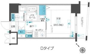 フェニックス武蔵小山の間取り画像