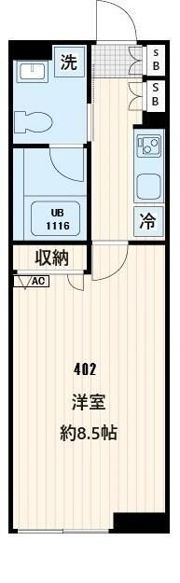 Fullea不動前の間取り画像