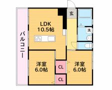 児玉マンションB棟の間取り画像