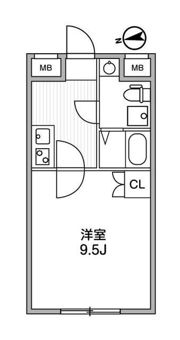 アルティザ新宿落合ソノリテの間取り画像
