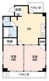 常盤ハイムの間取り画像
