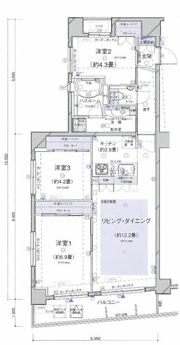 グリーンパーク日本橋人形町通りの間取り画像
