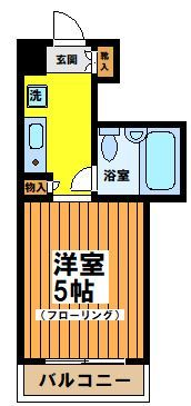 プリンセスコート赤堤の間取り画像