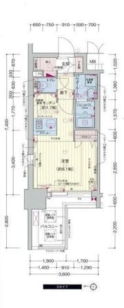 プレサンス錦プレミアムの間取り画像