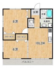 瑞穂ハイツの間取り画像