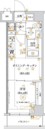 ガリシア亀戸水神の間取り画像