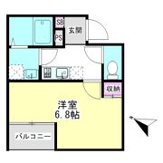 Liace vale 戸越の間取り画像