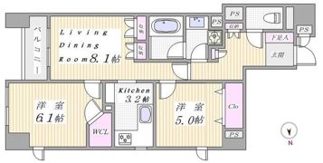 フローレンスパレス御茶ノ水フィアンコの間取り画像