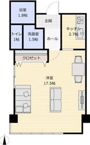 錦ハーモニービルの間取り画像