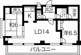 錦ハーモニービルの間取り画像
