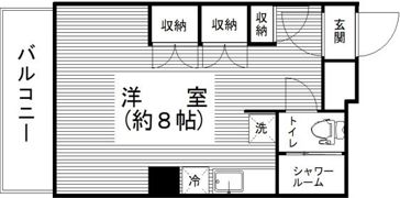パレドール乃木坂の間取り画像