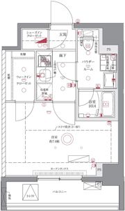 ユリカロゼAZ亀戸Ⅱの間取り画像