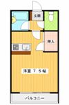 エレガンス木花ⅡA棟の間取り画像