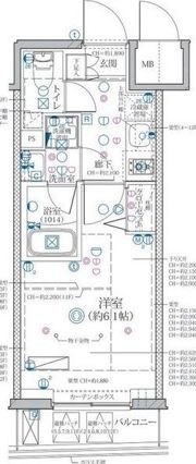 ディアレイシャス東別院の間取り画像
