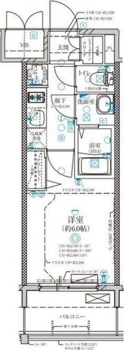 ディアレイシャス上前津の間取り画像