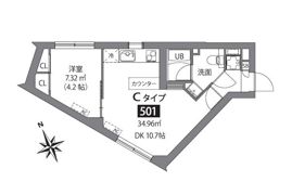 ASTILE市ヶ谷の間取り画像