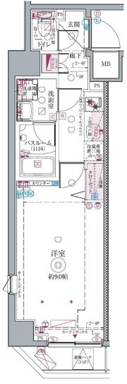 クレヴィスタ高田馬場の間取り画像