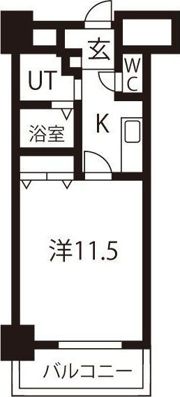 TQレジデンス名古屋錦(旧CASSIA錦本町通)の間取り画像