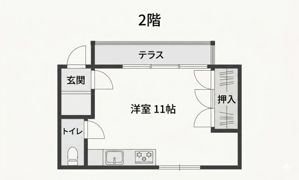 高橋荘の間取り画像