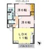 クレールアビタシオンKonishiの間取り画像
