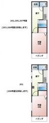 サニーヒル美原町の間取り画像