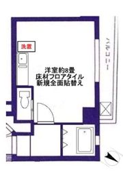 パレドール渋谷の間取り画像