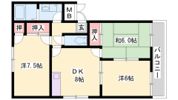 へーベルメゾン東加古川の間取り画像