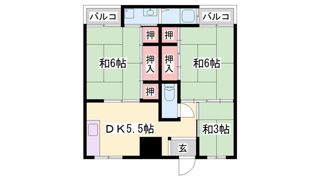 サンライズ高砂4号棟の間取り画像