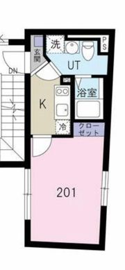 ラリュール不動前の間取り画像