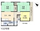 加須市花崎3丁目 貸アパートの間取り画像