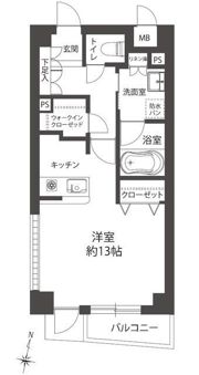 デュオ・スカーラ学芸大学の間取り画像