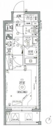 クレイシア戸越公園の間取り画像