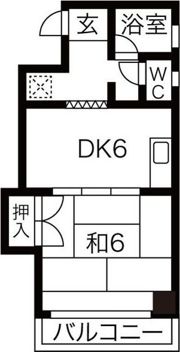 第3記念橋ビルヂングの間取り画像