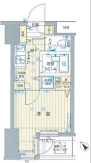 フォレシティ六本木の間取り画像