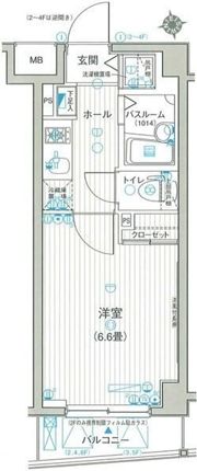 ラグジュアリーアパートメント東中野の間取り画像