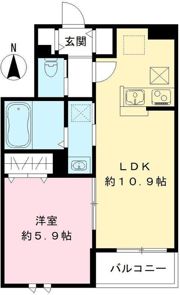 コンチェルト上祖師谷の間取り画像