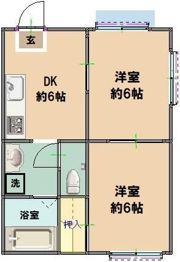 MRハイムⅡの間取り画像