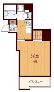 スカイコート日本橋壱番館の間取り画像