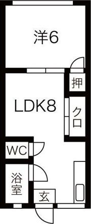 新海荘の間取り画像