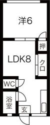 新海荘の間取り画像