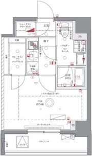 ユリカロゼAZ亀戸Ⅱの間取り画像