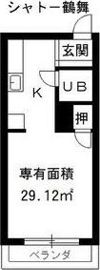 シャトー鶴舞の間取り画像