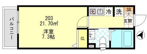 FERIO上井草の間取り画像
