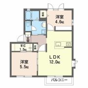 フラッツピジョン Aの間取り画像